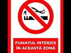 Semn pentru fumatul interzis in aceasta zona